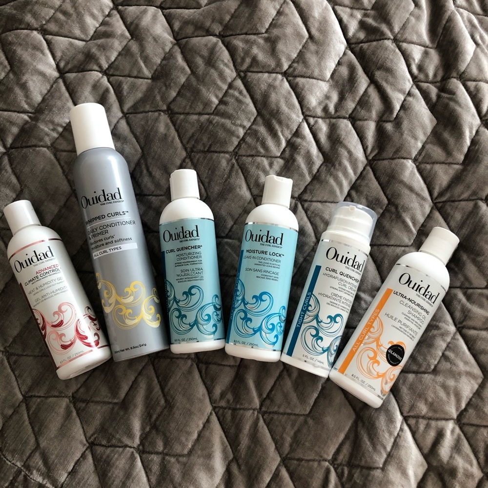 Ouidad curly hair care set